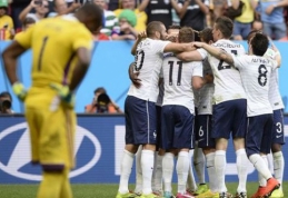 Laiku susizgribusi Prancūzija žengė į ketvirtfinalį (VIDEO)