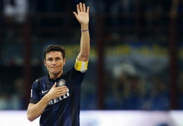 J.Zanetti garbei "Inter" neleis rinktis 4-uoju numeriu pažymėtų marškinėlių