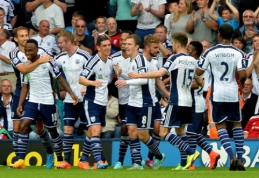 "West Brom" namuose nepaliko jokių vilčių "Burnley" futbolininkams (VIDEO)