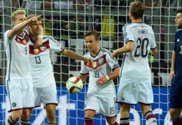 EURO 2016 atrankoje - nelengva vokiečių pergalė ir R.Lewandowskio pokeris (VIDEO)