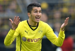 "Borussia" saugas N.Sahinas nerungtyniaus du mėnesius