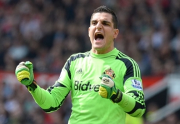 8 įvarčius praleidęs "Sunderland" vartininkas nori sirgaliams grąžinti pinigus