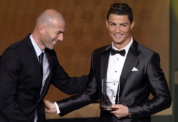 Z.Zidane'as: C.Ronaldo laimės daugiau "Auksinių kamuolių" nei L.Messi