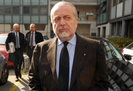 "Napoli" prezidentas: "Rungtynės su "Juventus" yra tikrasis Italijos derbis"
