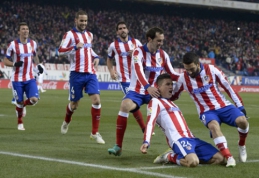 Pirmajame Karaliaus taurės aštuntfinalio mače - "Atletico" pergalė prieš "Real" (VIDEO)