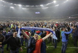 "Dnipro" futbolininkai savo pergalę skyrė Ukrainai