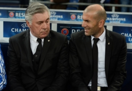 Spauda: C.Ancelotti "Real" ekipoje pakeis Z.Zidane'as arba J.Kloppas