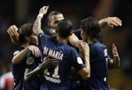 Ibros sugrįžimas bei A. Di Maria debiutas padėjo PSG sutriuškinti "Monaco" (VIDEO)