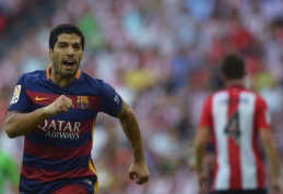 L.Suarezo įvartis nulėmė "Barcos" pergalę, "Real" sezoną pradėjo lygiosiomis (VIDEO)