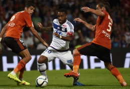 "Ligue 1" pirmenybėse - "Lyon" ir "Lorient" lygiosios