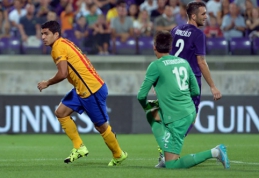 Draugiškame susitikime - "Fiorentina" antausis "Barcai" (FOTO, VIDEO)