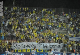 Lenkijos ir Izraelio futbolo fanai sukilo prieš pabėgėlius (VIDEO)