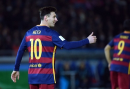 L. Messi - geriausias 2015 metų Argentinos futbolininkas