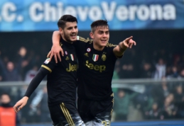 Atsigavusio A. Moratos vedamas "Juventus" pasiekė dvyliktąją pergalę iš eilės (VIDEO)