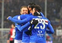 Genujos derbyje - penki įvarčiai ir "Sampdoria" triumfas (VIDEO)