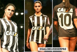POP: "Atletico Mineiro" marškinėlius pristatė manekenės be šortų (FOTO)