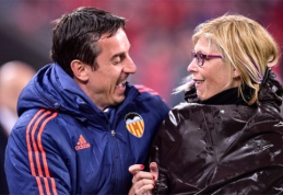 G.Neville'as vėl užsitraukė "Valencia" fanų nemalonę (FOTO)