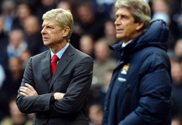 "Arsenal" ir "Man City" pasitraukė iš kovos dėl "Premier" lygos trofėjaus