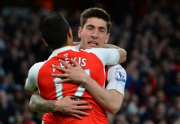 A. Sanchezo dublis atnešė "Arsenal" ekipai pergalę prieš "West Brom" (VIDEO)