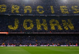 "Real" ir "Ajax" ekipos pagerbs J.Cruyffo atminimą