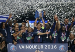 "Marseille" savo sezono išgelbėti nepavyko - "Coupe de France" iškovojo PSG (VIDEO)