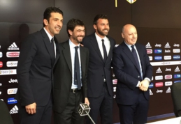 "Juventus" iki 2018 metų pratęsė sutartis su G. Buffonu ir A. Barzagli