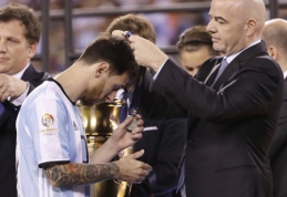 "Copa America" finale - nerealizuotas L. Messi 11 m. baudinys ir Čilės triumfas (VIDEO)