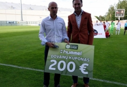 „Sūduvos“ strategas atsiėmė geriausio antro rato trenerio prizą - 200 eurų čekį