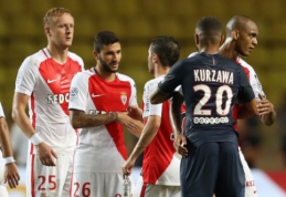 Ligue 1: "Monaco" pergalė prieš PSG ir "Saint-Etienne" lygiosios (VIDEO)