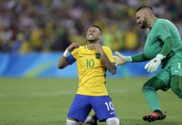 Olimpinių žaidynių finale - Brazilijos triumfas po 11 m. baudinių serijos (VIDEO)