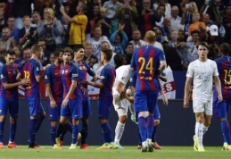 Anglijos ir Ispanijos čempionų akistatoje - rezultatyvi "Barcos" pergalė (VIDEO)