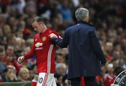 J. Mourinho: W. Rooney nėra išskirtinis - jis gali būti pasodintas ant suolo
