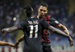 "Milan" įveikė "Lazio" ir pakilo į trečiąją "Serie A" vietą (VIDEO)