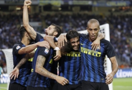 "Inter" atsitiesė po praleisto įvarčio ir nugalėjo "Juventus", M. Badeljo šūvis parklupdė "Roma" (VIDEO)