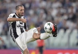 G. Chiellini: "Juventus" niekada nebus tokia įvarčių mašina kaip "Real"