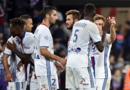 "Lyon" įveikė "Toulouse", "Monaco" sužaidė lygiosiomis su "Saint-Etienne" (VIDEO)
