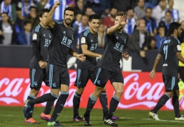 "La Liga": "Real Sociedad" išvykoje pranoko "Leganes"  (VIDEO)
