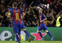 L. Messi ir "Barca" neatleido "Man City" ekipai už klaidas, "Arsenal" pasismagino prieš bulgarus (VIDEO)