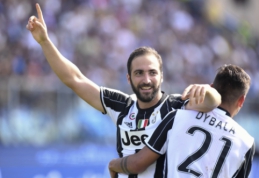 "Juventus" padidino atotrūkį nuo "Napoli", "Milan" triumfavo įvarčių fiestoje, "Roma" palaužė "Inter" (VIDEO)