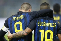 Italijoje - triuškinanti "Inter" pergalė prieš "Lazio"(VIDEO)