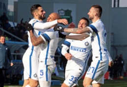 Serie A: "Inter" ir "Lazio" šventė pergales, o D. Mertensas pelnė pokerį prieš "Torino" (VIDEO)