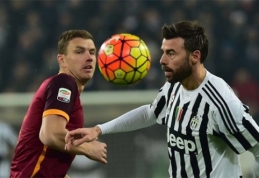 "Serie A" grandų mūšis: apie puolimą galvojanti "Roma" nori suduoti smūgį "Juventus" ambicijoms