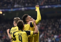 ČL grupių etapo finiše - "Borussia" lygiosios su "Real", žeminantis "Leicester" pralaimėjimas ir G. Mažeikos debiutas (VIDEO)