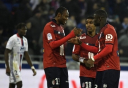 Ligue 1: "Lyon" pralaimėjo "Lille", "Bordeaux" kyla į šeštąją vietą (VIDEO)