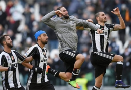 "Serie A": "Juventus" pratęsė rekordinę seriją, "Inter" artėja prie svajonių trejeto (VIDEO)