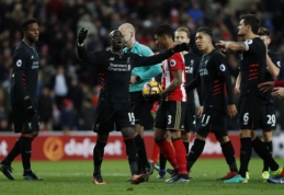 "Man City" dešimtyje palaužė "Burnley", "Liverpool" išleido pergalę prieš "Sunderland" (VIDEO)