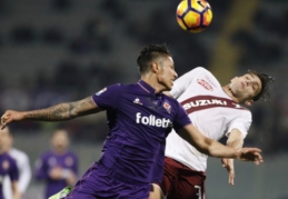A. Belotti dublis padėjo "Torino" išplėšti tašką iš "Fiorentina" nagų (VIDEO)