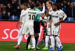 Ligue 1: "Monaco" ir PSG šventė nelengvas pergales (VIDEO)