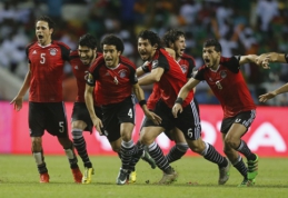 Egiptas iškopė į Afrikos Nacijų taurės finalą (VIDEO)