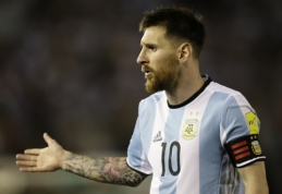 L. Messi sulaukė ketverių rungtynių diskvalifikacijos Argentinos rinktinėje
